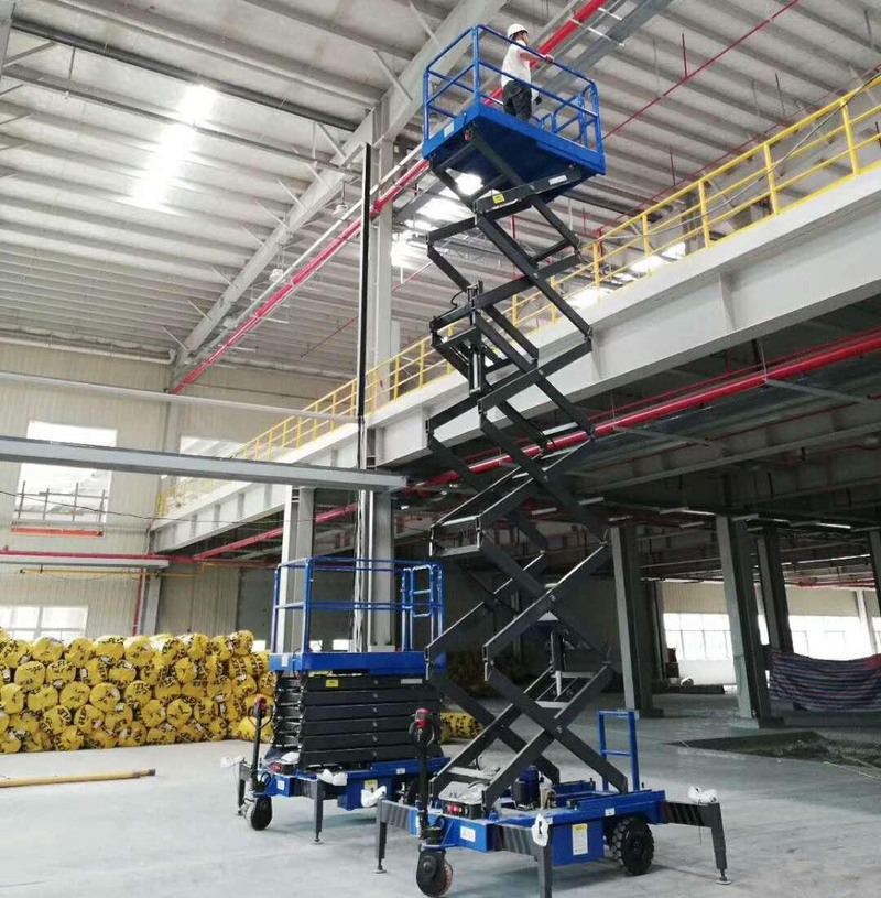 助力行走剪叉式高空作业平台 助力行走剪叉式高空作业平台