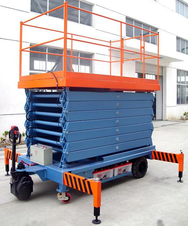 助力行走剪叉式高空作业平台 助力行走剪叉式高空作业平台